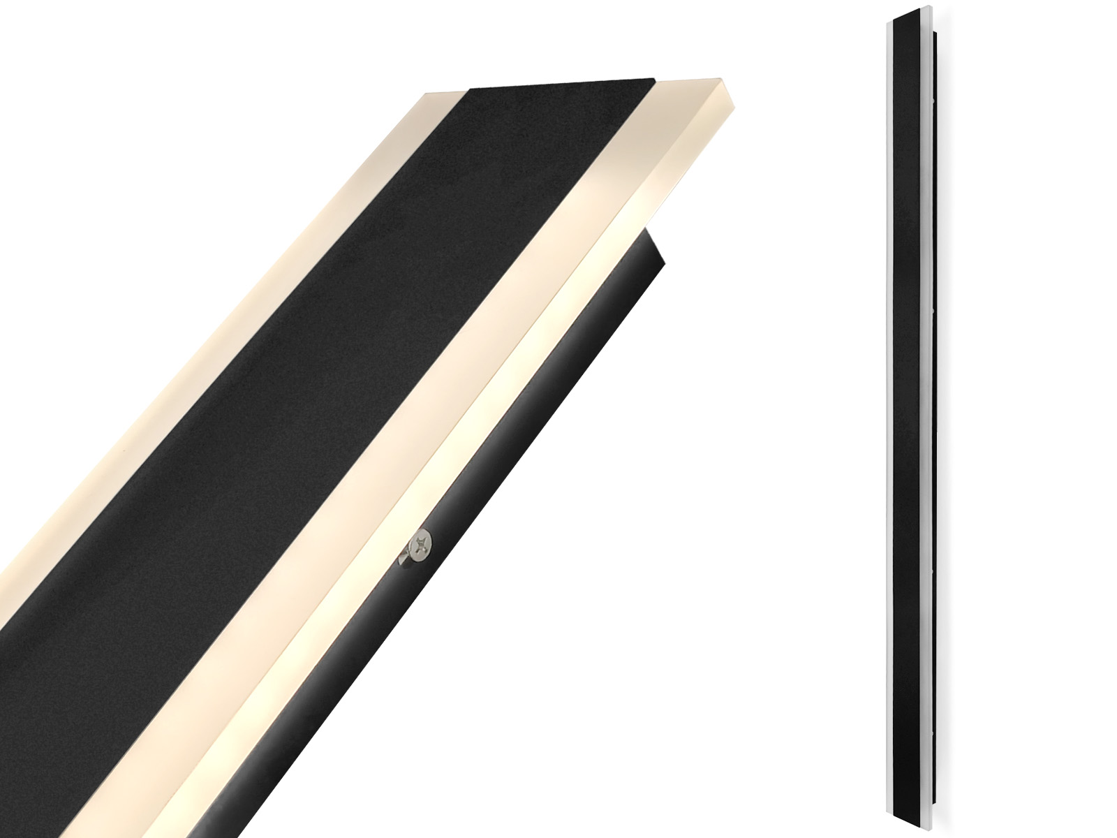 Kinkiet ogrodowy LED MIRANA S 25W 120cm 4000K IP44 czarny
